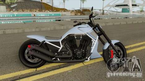 Western Motorcycle Nightblade (V2) GTA V для GTA San Andreas