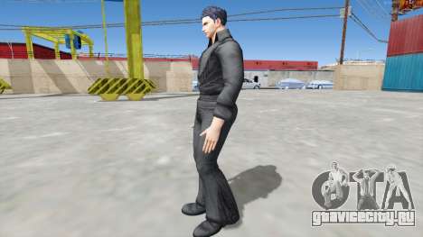 Claudio Serafino Black Clothes V1 для GTA San Andreas