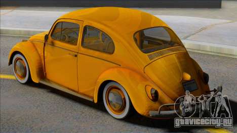 Volkswagen Beetle 1966 Yellow для GTA San Andreas