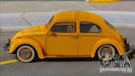Volkswagen Beetle 1966 Yellow для GTA San Andreas