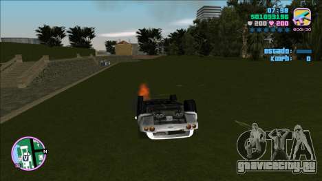 VC CAR INFO BY GMM96 - Speed & damage meter для GTA Vice City