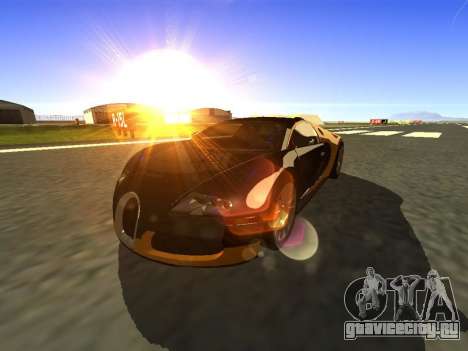 Bugatti Veyron 16.4 Black Gold Carbon [beta] для GTA San Andreas