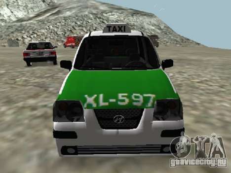 Hyundai Atos Taxi Xalapa для GTA San Andreas