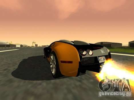 Bugatti Veyron 16.4 Black Gold Carbon [beta] для GTA San Andreas
