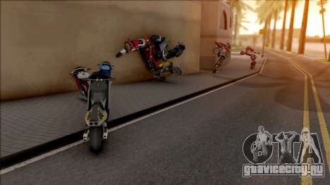 Bike Throw Mod v1.0 для GTA San Andreas