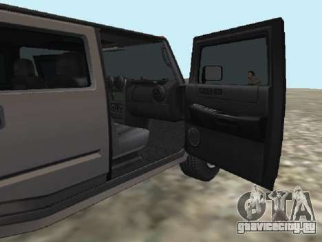 Hummer H2 CSI:Miami для GTA San Andreas