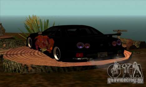 Nissan Skyline GT-R R34 - Tet (No Game No Life) для GTA San Andreas