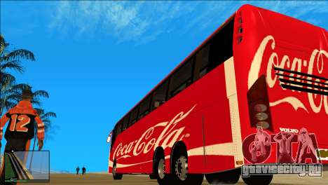 Coca Cola Volvo Bus Mod для GTA San Andreas