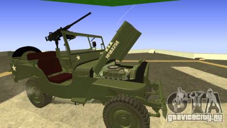 JEEP Wrangler US Army Harinder Mods для GTA San Andreas