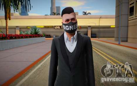 Gta Online Skin With Bigness Mask для GTA San Andreas