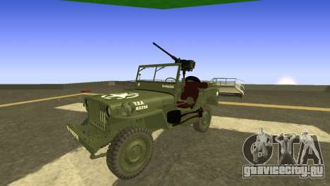 JEEP Wrangler US Army Harinder Mods для GTA San Andreas