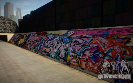 Los Angeles 90s Stormdrain Graffiti для GTA San Andreas