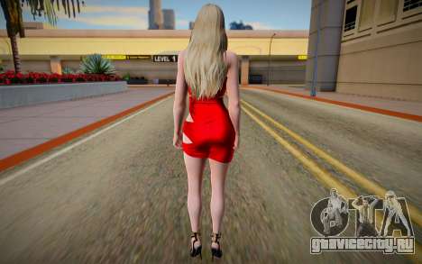 Helena Red Dress для GTA San Andreas