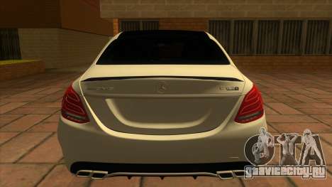 Mercedes-Benz C63S V8 AMG для GTA San Andreas