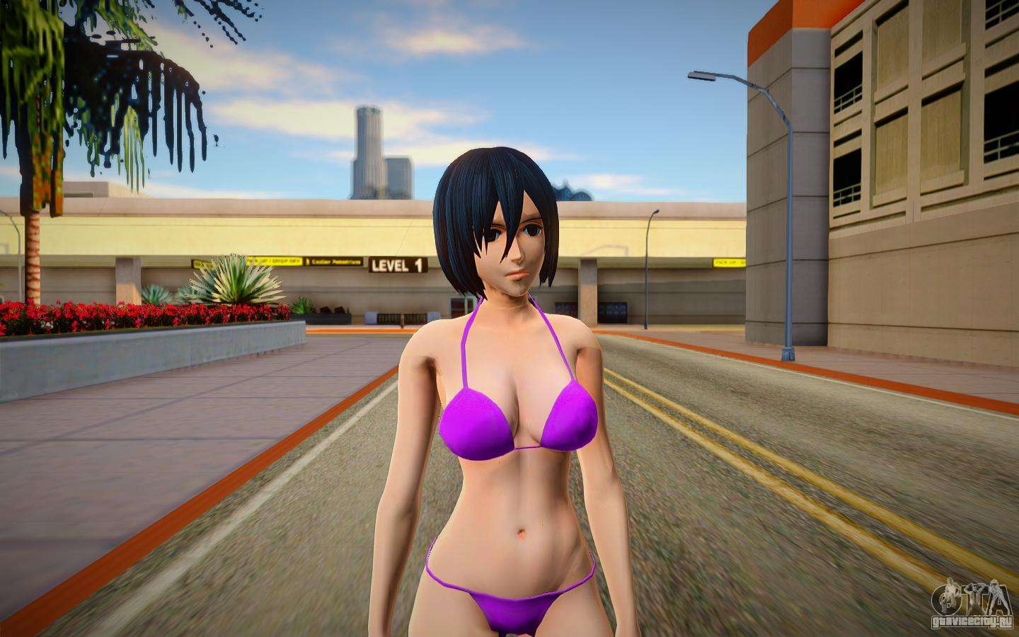 Скин Mikasa Ackerman Bikini для GTA San Andreas. 