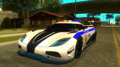 Police Koenigsegg Agera R для GTA San Andreas