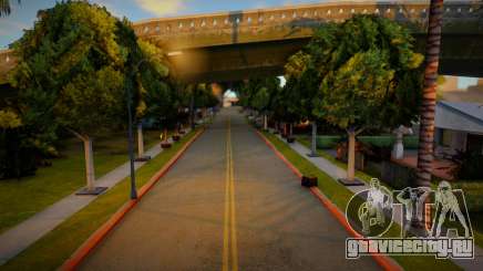 Tree Mapping In Grove Street для GTA San Andreas