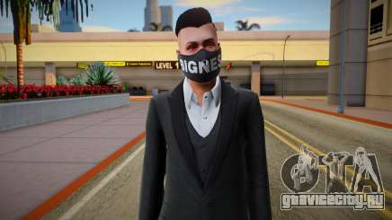 Gta Online Skin With Bigness Mask для GTA San Andreas