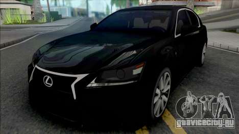 Lexus GS350 Black для GTA San Andreas