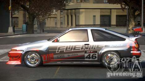 1983 Toyota AE86 GS Racing L1 для GTA 4