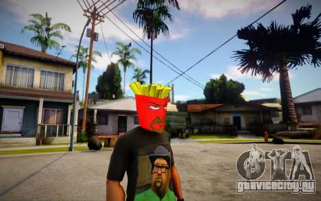 AQUA TEEN HUNGER FORCE - Frylock Mask For CJ для GTA San Andreas