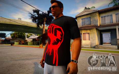 Red Fist T-Shirt для GTA San Andreas
