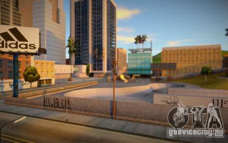 Обновлённый скейт-парк v2 для GTA San Andreas