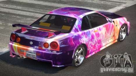 Nissan Skyline R34 Qz7 L2 для GTA 4