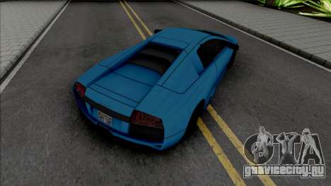 Lamborghini Murcielago LP640 Blue для GTA San Andreas