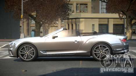 2019 Bentley Continental GT Convertible для GTA 4