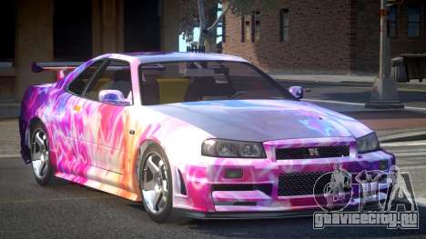 Nissan Skyline R34 Qz7 L2 для GTA 4