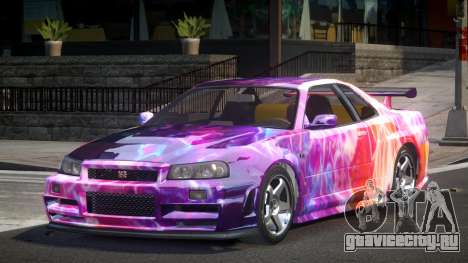 Nissan Skyline R34 Qz7 L2 для GTA 4