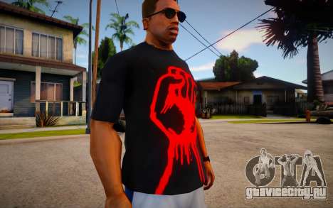 Red Fist T-Shirt для GTA San Andreas