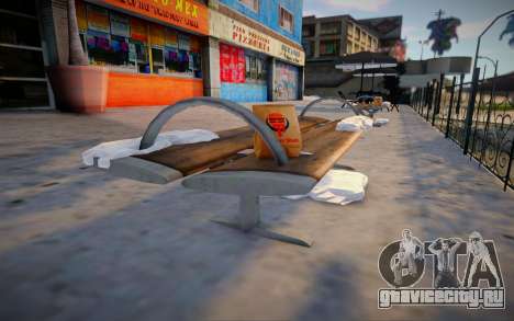 Winter Bench для GTA San Andreas