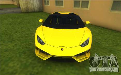 Lamborghini Huracan EVO Spyder для GTA Vice City