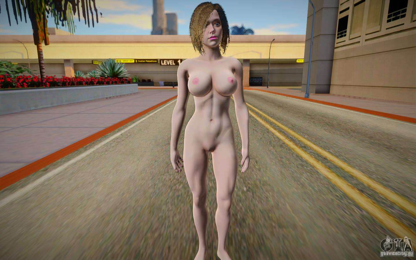 Сексуальная девушка - Powergirl Nude from Injustice 2 для GTA San Andreas. 