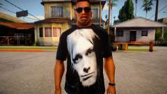 Kurt Cobain T-Shirt для GTA San Andreas