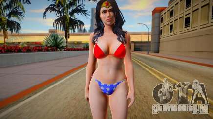Wonder Woman Bikini Girl from Dead or Alive 5 для GTA San Andreas
