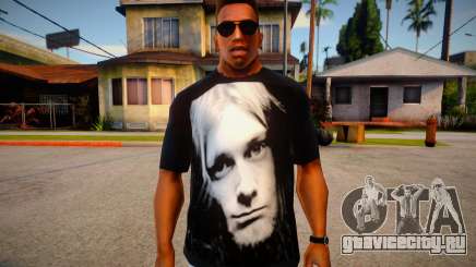 Kurt Cobain T-Shirt для GTA San Andreas