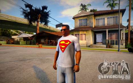 T-shirt Superman (good textures) для GTA San Andreas