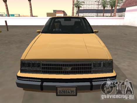 Chevrolet Celebrity 1984 Year для GTA San Andreas