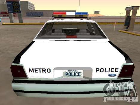 LTD Crown Victoria 1991 Las Vegas Metro Police для GTA San Andreas