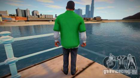 Франклин в зелёной рубашке для GTA San Andreas