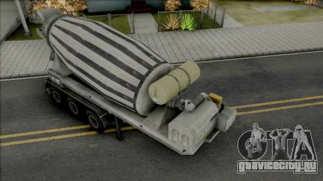 Cement Mixer Trailer для GTA San Andreas