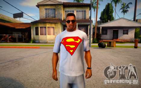 T-shirt Superman (good textures) для GTA San Andreas