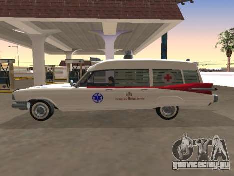 Cadillac Miller-Meteor 1959 Old Ambulance для GTA San Andreas