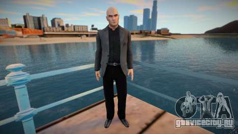 Agent 47 open jacket from Hitman Absolution для GTA San Andreas