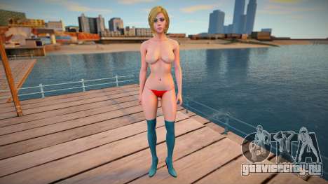 Fan Girl Deadpool Topless для GTA San Andreas