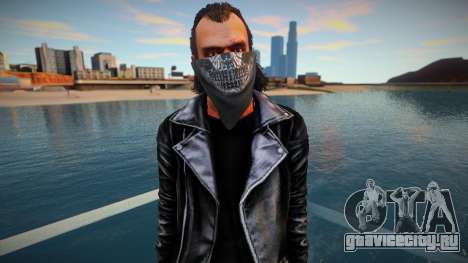 Biker Trevor (with bandana) для GTA San Andreas