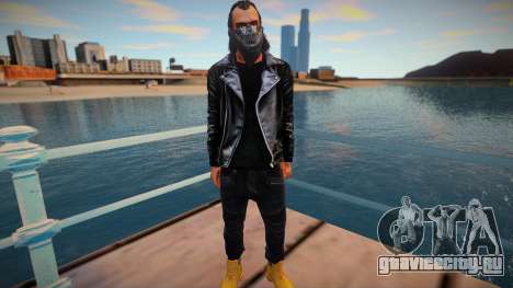 Biker Trevor (with bandana) для GTA San Andreas